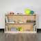 Flash Furniture Wooden 2 Section School Classroom Storage Cabinet MK-STRG007-GG - alternate 1